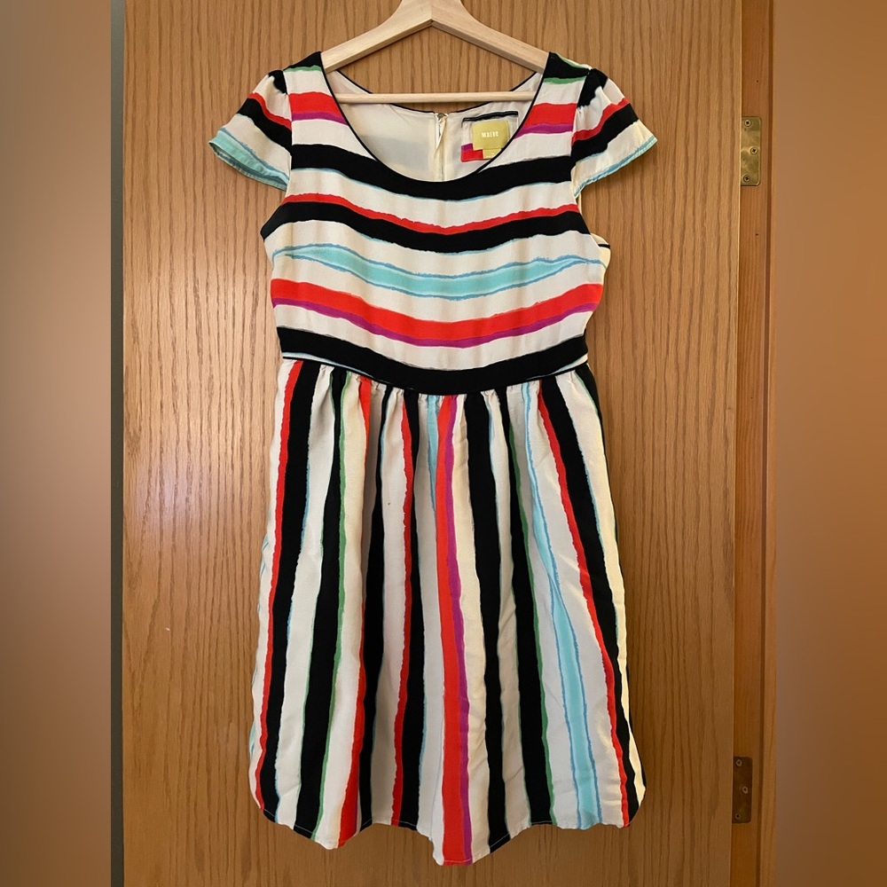 Anthropologie Maeve Peralta Striped Dress 12